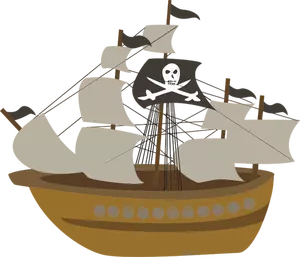 Imagen de barco pirata