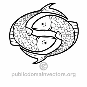 Illustration vectorielle Pisces