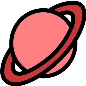 Red planet icon
