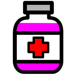 Medicament container vector imagine