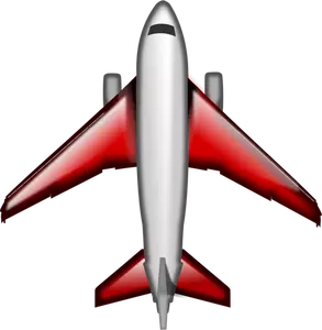 Rød fly vektoren