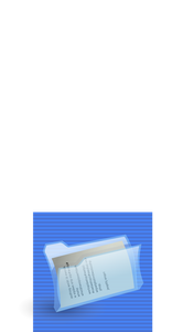 Blauem Hintergrund Text Dokument Computer Symbol Vektorgrafiken
