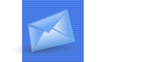 Blauem Hintergrund E-mail Computer Vektor Zeichnung