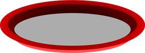 Grafica vettoriale della barra in metallo rosso