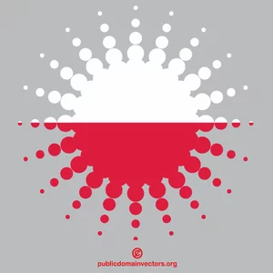 Forma de reticulação da bandeira polonesa