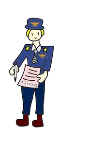 Ofiţer de poliţie vector illustration