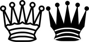 Queen chess piece vector image