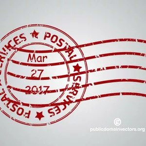 Postage stamp symbol