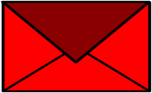 Obrázek vektorové ikony obálky