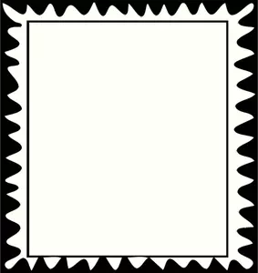 Illustration de vecteur symbole timbre blanc