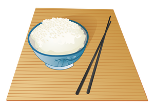 Ris potten vektor illustration