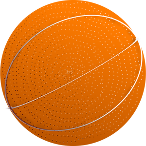 Baloncesto bola vector de la imagen