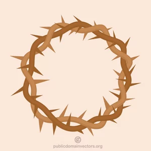 Woven crown of thorns