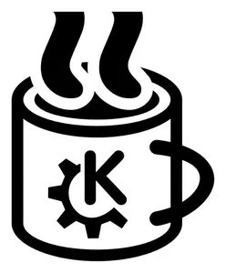 Imagine vectorială de aburire pictogramă halbă de cafea