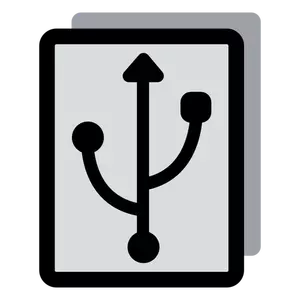 USB-Datenträger-Vektor-Bild