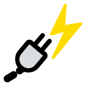 Vector de la imagen del icono del administrador de energía