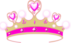 Disegno di vettore di una corona di principessa