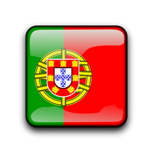 Flaga Portugalii wektor