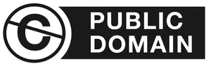 Public domain-logotypen vektor ClipArt