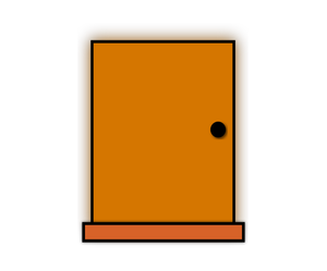 Cartoon door