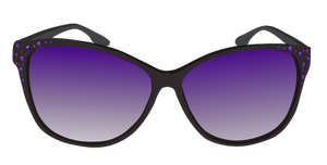 Purple sunglasses vector image