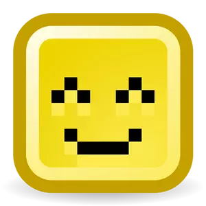 Happy smiley vector icoon