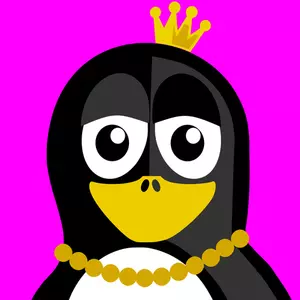Imagem de pinguim de rainha