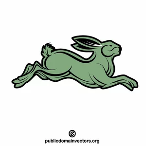 Laufendes Kaninchen