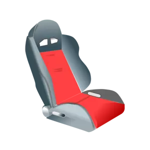 Imagen vectorial de asiento de coche de carreras