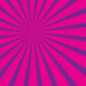 Radiale zonnestralen roze kleur