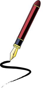 Voelde tip pen vector illustraties