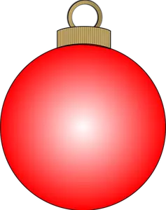 Vector de bola de Navidad