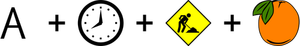 Une image vectorielle de Clockwork Orange film les casse-têtes