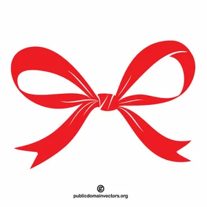 Red bow clip art