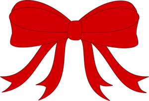 Arco rosso del regalo