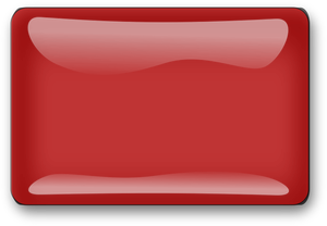 Illustration de vecteur pour le bouton brillant rouge
