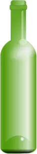 Vihreä pullovektorikuva