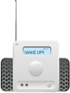 Wake up receiver vector illustration