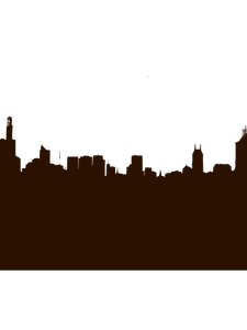 City skyline vektorgrafikk utklipp