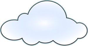 Net wan cloud vector image