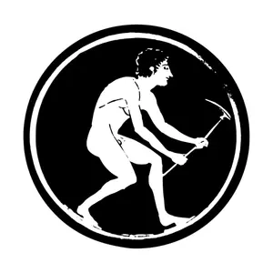Vector image of Greek peasant