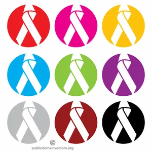De lintenkleuren van kanker