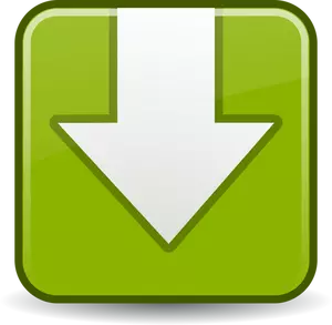 Les graphiques vectoriels du carré vert téléchargement icon