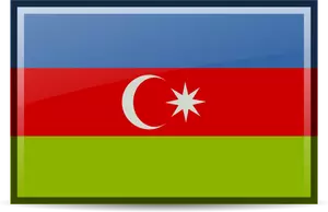 Aserbajdsjans flagg