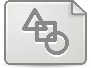 Vector image of mimetype icon