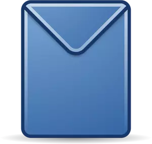 Blue envelope image