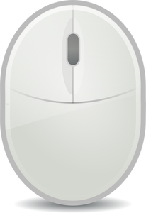 Old cordless mouse vector graphics