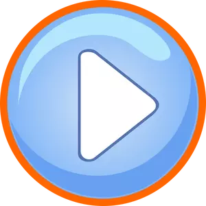Blue and orange play button