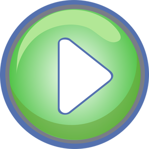 Векторные картинки из синего и зеленого играть кнопку