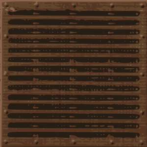 Metal ventilation grill vector image